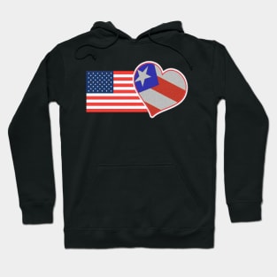 Puerto Rico T-Shirt USA Flag Spanish Puerto Rico Food Culture Hoodie